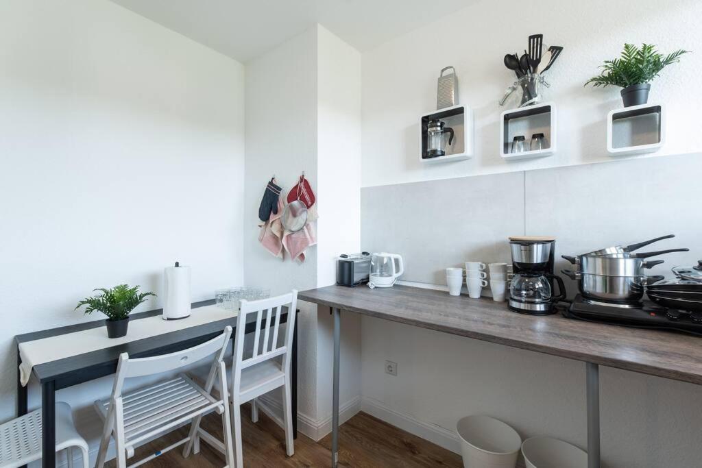 Nature Inspiration Apartment With Balcony & Grill Bbq In Duisburg Mitte Central Station 10 Mins & Big Tv With Photo Lights Extérieur photo